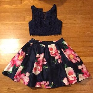 Two Piece Homecoming/Semi Formal Dress